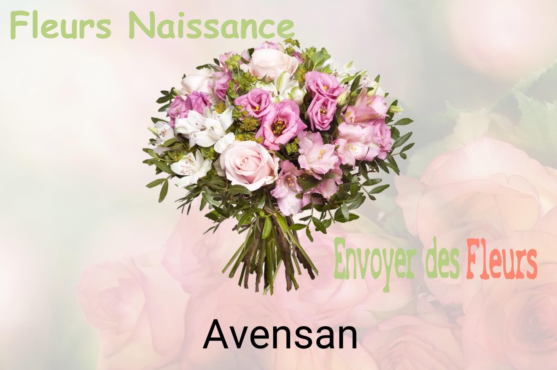 Bouquet de fleurs de naissance livré à Avensan